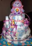 care bear diaper cake