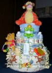tigger and winnie the pooh diaper cake