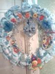 baby tyson alphabet letters diaper wreath