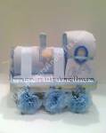 train diaper cake