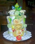gender neutral winnie the pooh diaper cake