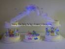 5 tier baby shower cake