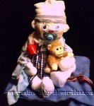 monkey baby with pacifier diaper animal