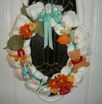 winnie the pooh flowers diaper wreath