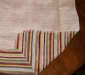 folding receiving blanket for basket carriage