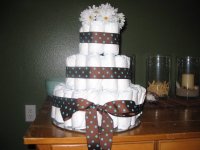 mod mom diaper cake