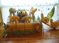 2 by 2 noahs ark diaper animals