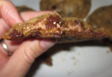 inside candy bar cookies