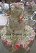 garden fairy clothesline cake