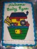noahs ark baby shower sheet cake