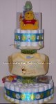 winnie the pooh tree diaper cake