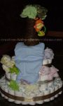 monkey in a jungle tree nappy cake