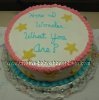twinkle little star baby cake