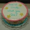 twinkle little star baby cake