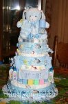 blue bunny got milk diaper cake