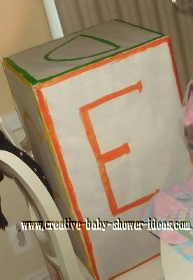 baby shower block gift