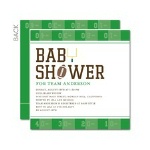 football baby shower invitation