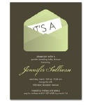 envelope surprise gender reveal invitation