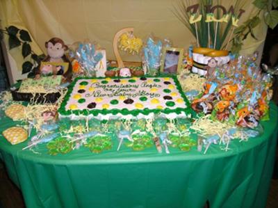 Monkey Themed Baby Shower