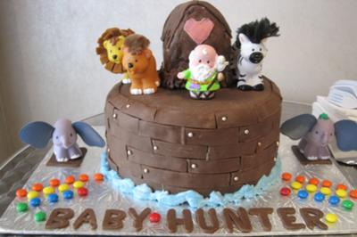 Noah's Ark Cake Baby Shower  
