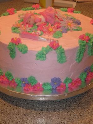 Softball Baby Shower Cake