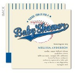 baseball baby shower invitation 