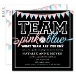 gender reveal baby shower invitation