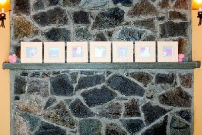 baby shower name frames
