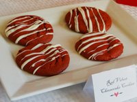 red velvet cheesecake cookies