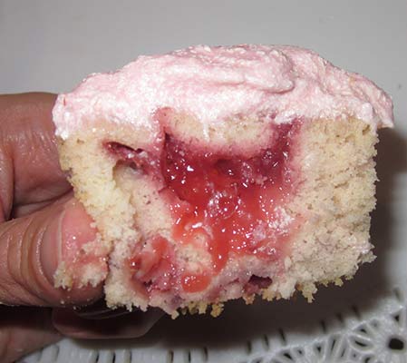 strawberry fruit cupcake filling