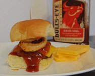 western cheeseburger slider