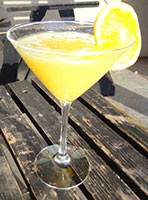 yellow baby shower slush punch