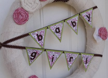 making a pennant banner