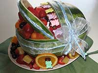 teddy bear watermelon baby carriage