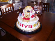 Winnie the Pooh Baby Shower Cake